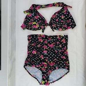 Unique Vintage 2 piece swimsuit